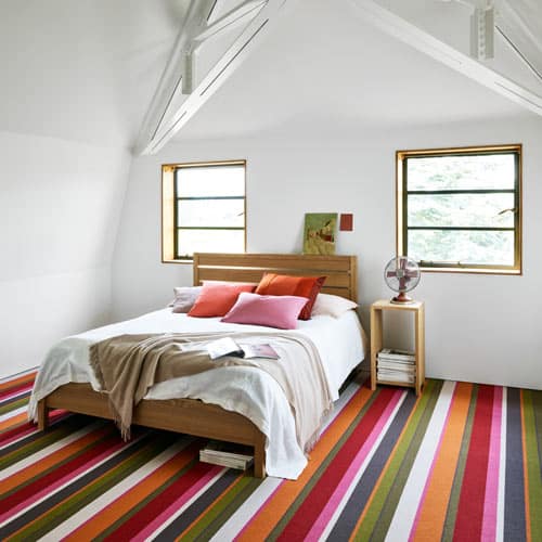 Crucial Trading, Audrey sunrise wool carpet in bedroom